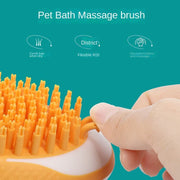 Pet Massage Comb Silicone Dog Grooming Tool