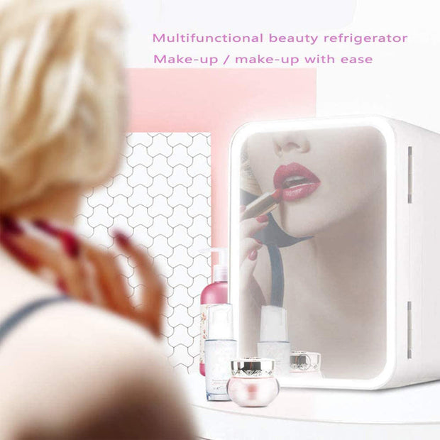 Mini Makeup Fridge Portable Cosmetic Refrigerator Cooler