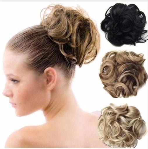 South Korea Hair Bun Accessories Curly Hair Drawstring Bun