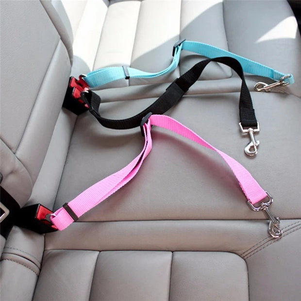 Pet Car Seat Belt Dog Harness Lead Clip