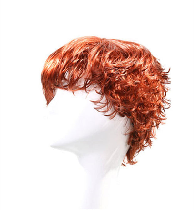 Natural fluffy short hair wig