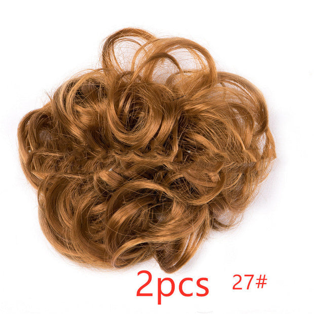 South Korea Hair Bun Accessories Curly Hair Drawstring Bun