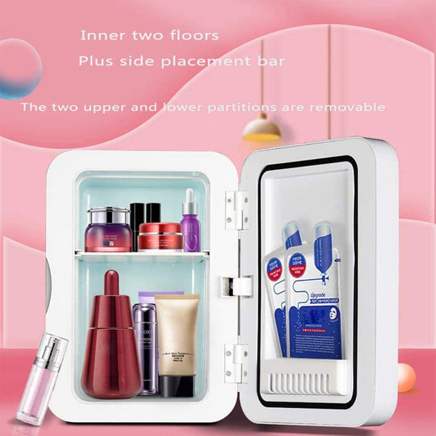 Mini Makeup Fridge Portable Cosmetic Refrigerator Cooler