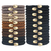 Embroidery Thread Twist High Elastic Hair Bands Women