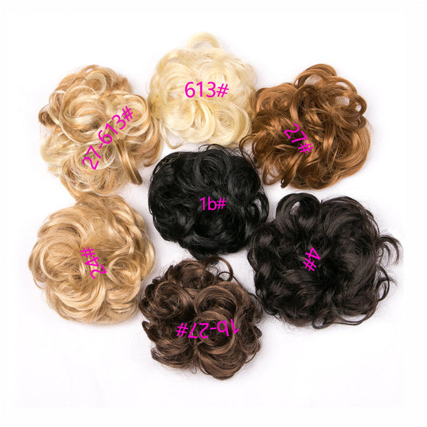 South Korea Hair Bun Accessories Curly Hair Drawstring Bun