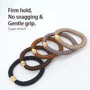 Embroidery Thread Twist High Elastic Hair Bands Women