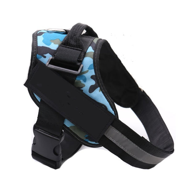 PULL Reflective Breathable Adjustable Pet Harness Vest