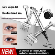 double-headed lower eyelash stamp pen waterproof