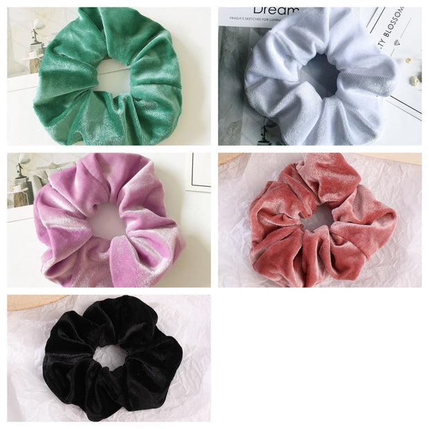 Flannel Hair Tie Hair Rope Ponytail Hair Accessories