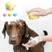 Silicone Dog Bath Gloves Pet Massage Gloves Brush