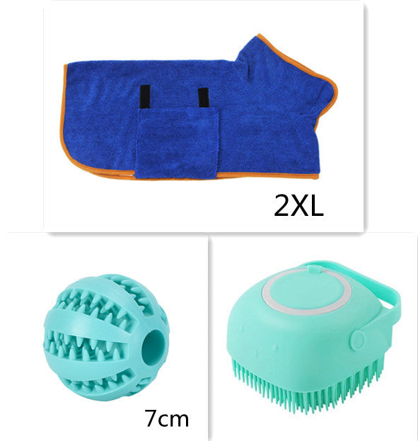 Silicone Dog Bath Gloves Pet Massage Gloves Brush